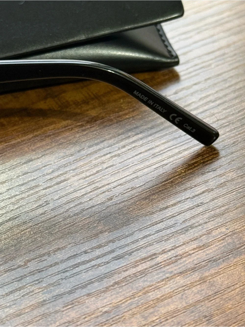 Saint Laurent Glossy Black Cat-Eye Sunglasses